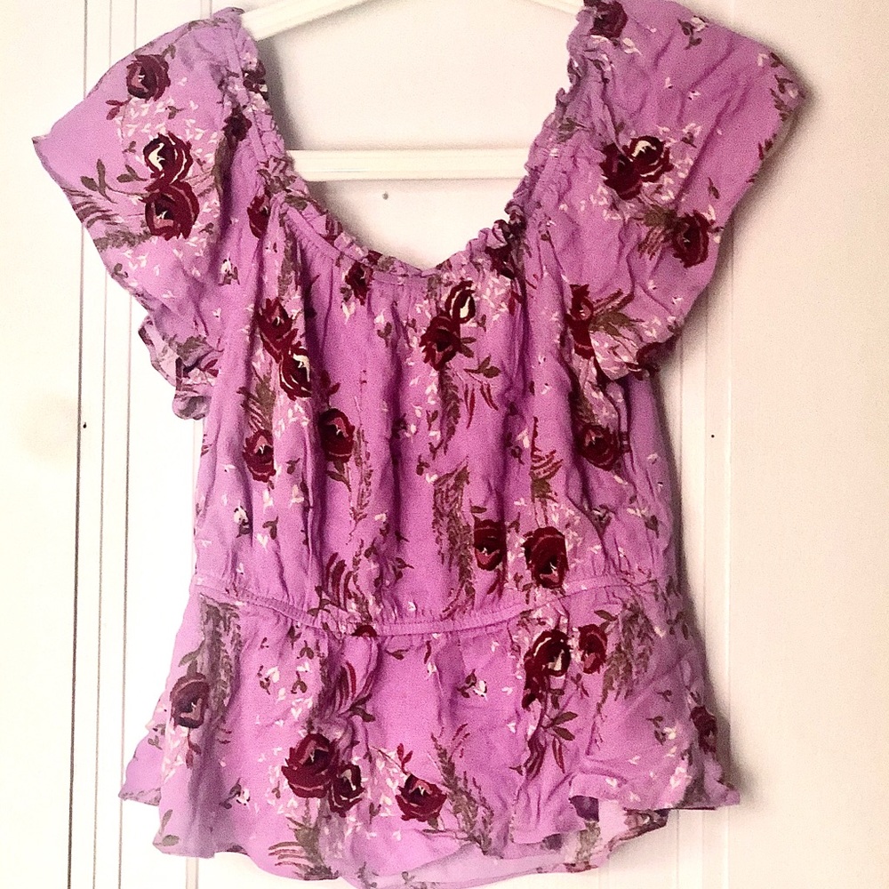 NWOT Nordstrom’s Floral Peasant boho Blouse